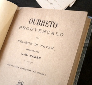 Un regard sur l'oeuvre poétique en provençal (photo AC) Un regard sur l'oeuvre poétique en provençal (photo AC)