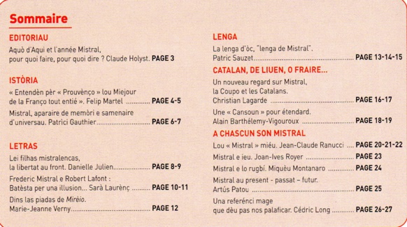 Un Aquò d'Aquí soufflé par Mistral Un Aquò d'Aquí soufflé par Mistral