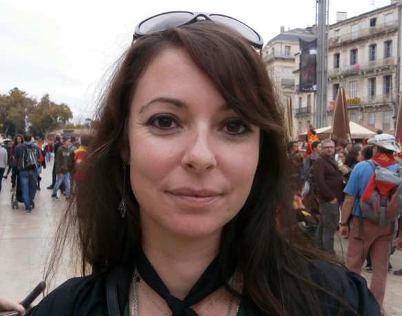 Eva : "Demeurons positifs, dans l'enseignement, la demande d'occitan augmente. Mais il faut qu'on puisse y répondre..." (photo AC DR)