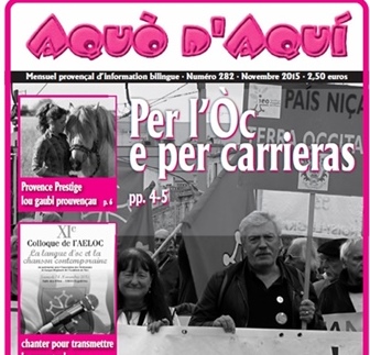 Les abonnés du mensuel financent l'accès des plus jeunes aux contenus web en occitan du site d'Aquò d'Aquí. Un acte de solidarité pour un avenir durable de l'occitan (photo MN DR)