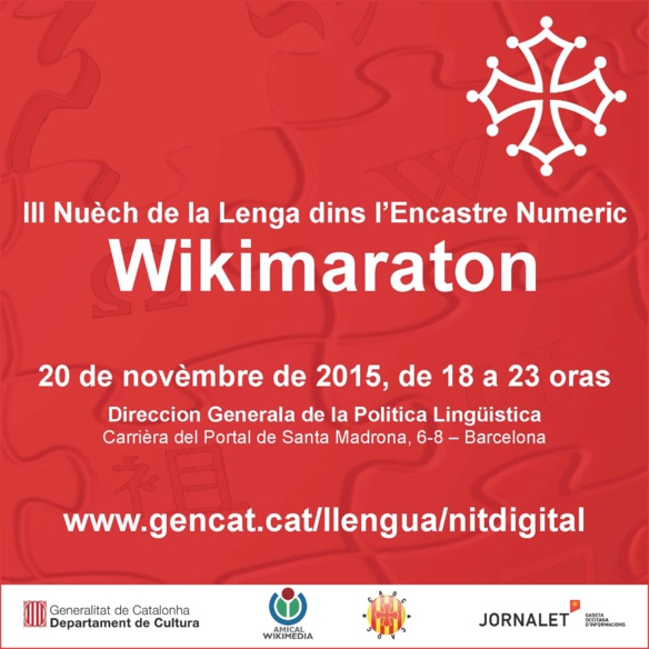 Un marathon pour le Wikipédia en occitan Un marathon pour le Wikipédia en occitan