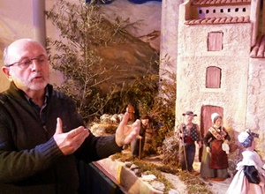 Jan-Vitour Moureau : "mise en scène particulière pour santons de tradition" (photo AC DR) Jan-Vitour Moureau : "mise en scène particulière pour santons de tradition" (photo AC DR)