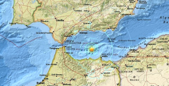 Un séisme sous marin de magnitude 6,1
