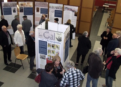 Entre les séances l'exposition du Cirdoc est très courue (photo XDR)