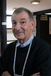 Gérard Phavorin à Aix-en-Provence. "Loin du pays je n'ai pas l'occasion d'en parler la langue, et celle-ci devient l'idiome de mon imaginaire" (photo MN)