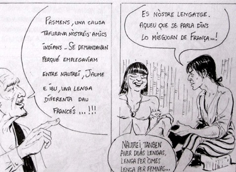 Pour l'Armanac de Mesclum, l'auteur livre de courtes histoires, dans lesquelles l'occitan est la langue d'usage des héros, et de la société, y compris aux antipodes (XDR) Pour l'Armanac de Mesclum, l'auteur livre de courtes histoires, dans lesquelles l'occitan est la langue d'usage des héros, et de la société, y compris aux antipodes (XDR)
