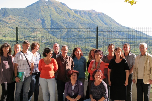 En septembre 2015, l'équipe organisatrice se réunit à Digne. L'enthousiasme est déjà au rendez-vous (photo MN)