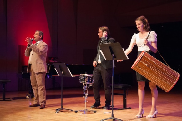 Lors d'un concert au Conservatoire d'Aix (photo Philippe Nou DR)