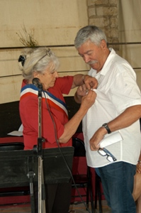 Jean-Pierre Baquié citoyen d'honneur de Coaraze