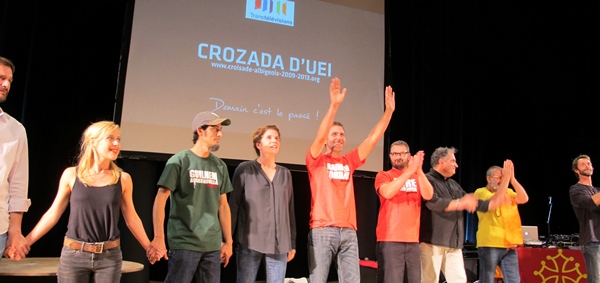 L'équipe artistique de Crozada d'Uei. (photo MN)