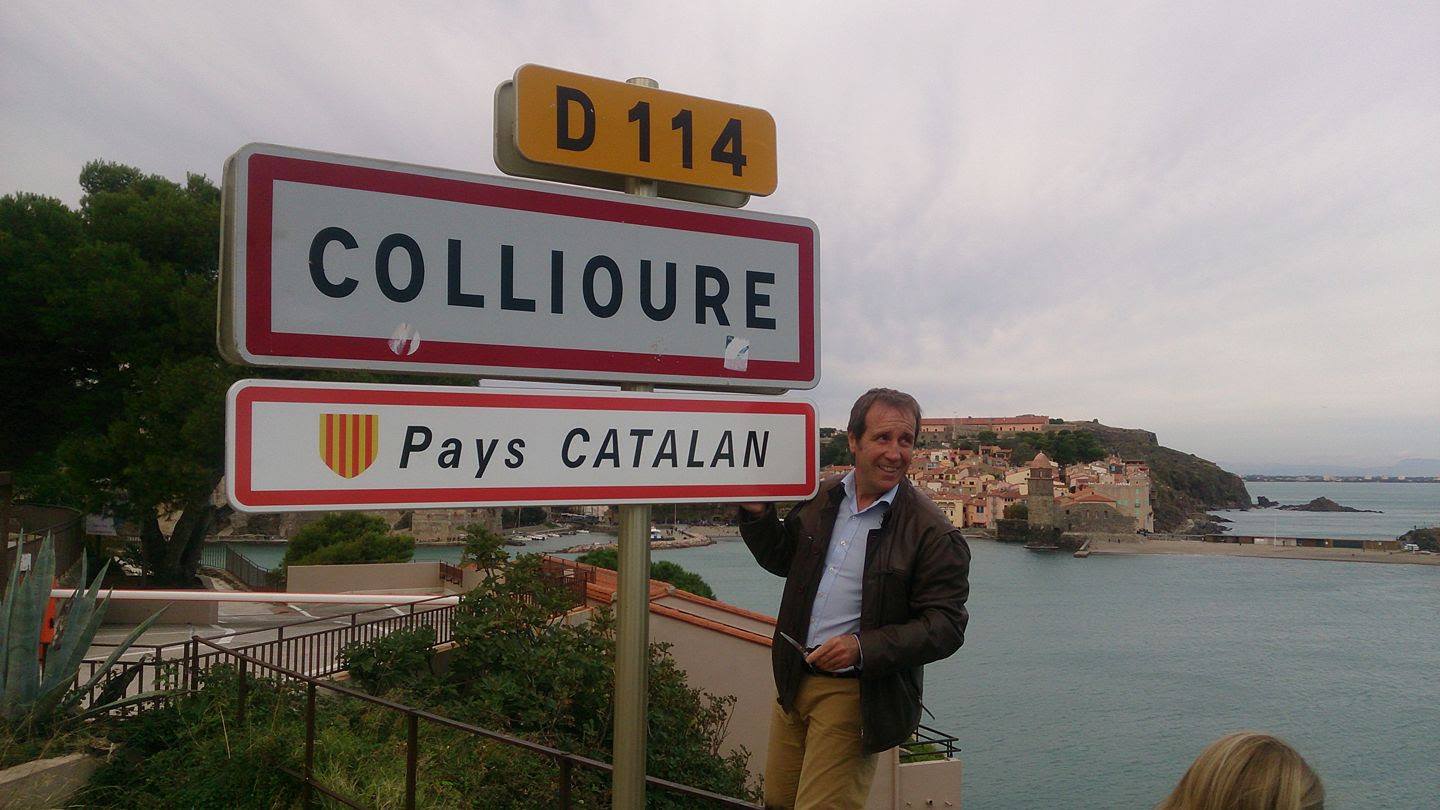 Le maire de Collioure, Jacques Manya, précise où se trouve sa commune, des fois que... (photo XDR)