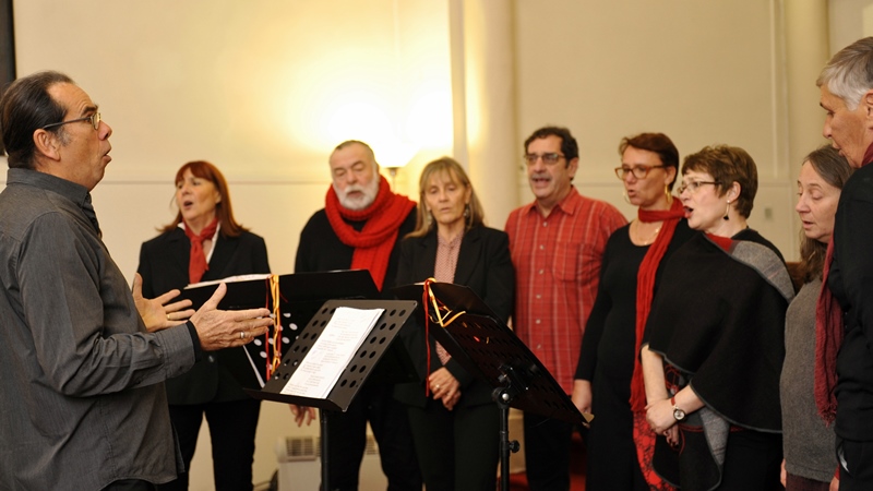 Au Fort Napoléon le 3 décembre, les activités visibles du Ceucle trouveront un point d'orgue. Catherine Nicodemi est la troisième à partir de la droite (photo XDR)