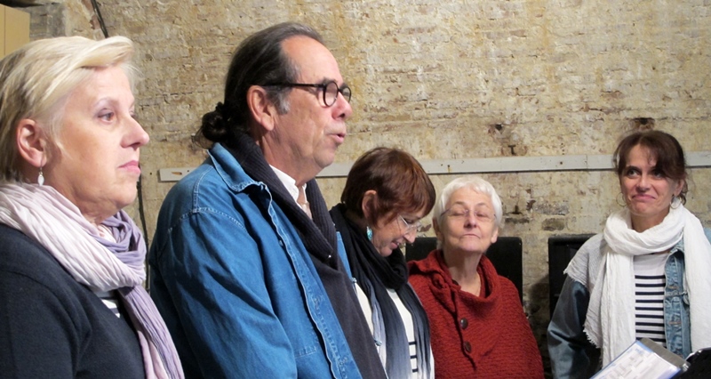 Le groupe vocal Jòia (photo MN) Le groupe vocal Jòia (photo MN)