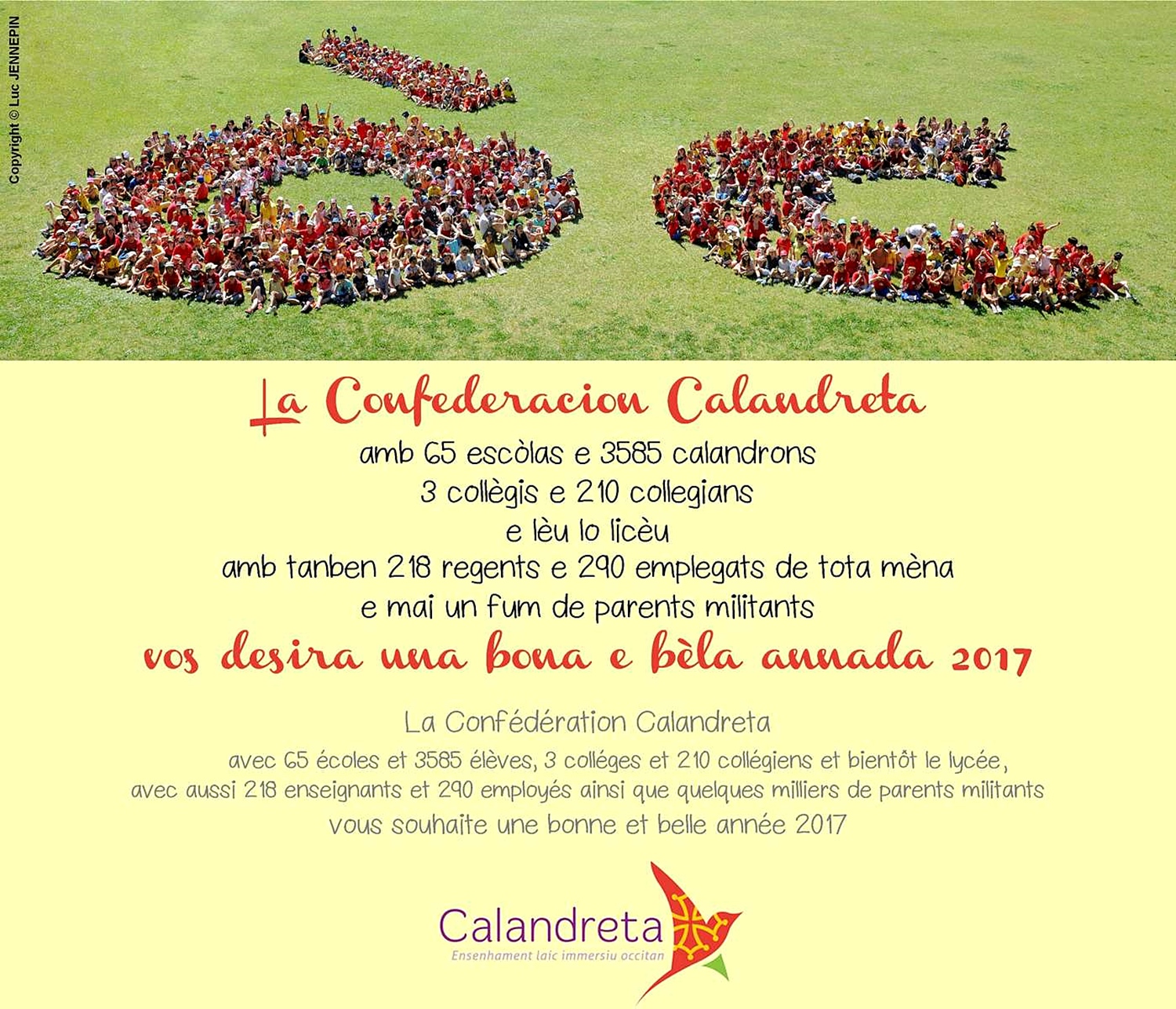 Lei vòts de bòna annada dei Calandretas Lei vòts de bòna annada dei Calandretas