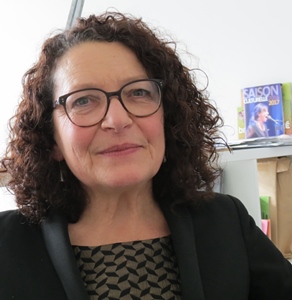 Monique Ulpat, la directrice : "Nous devons étoffer notre offre de livres en langue d'oc" (photo MN)