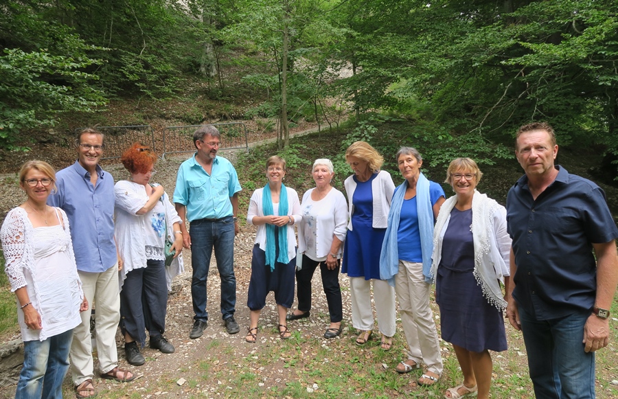 Boulegadis à Lure le 23 juin. D'abord un groupe d'amis qui voulaient partager des chants occitans, corses et italiens  (photo MN)