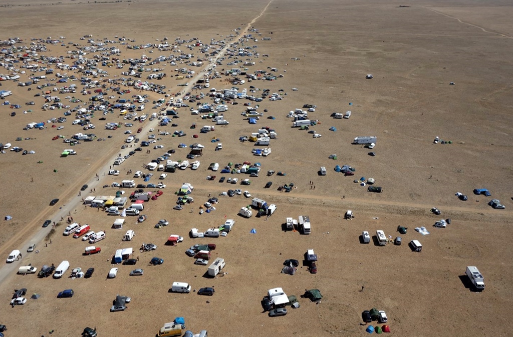 La Rave de mi-août, en Crau...Une génération d'oiseaux craintifs perdue (photo CEN DR)