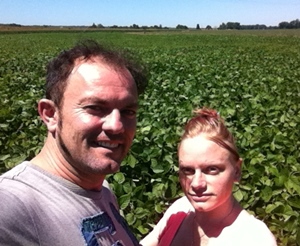 Erci e Natacha volián un domèni per una agricultura diferenta (photo XDR)