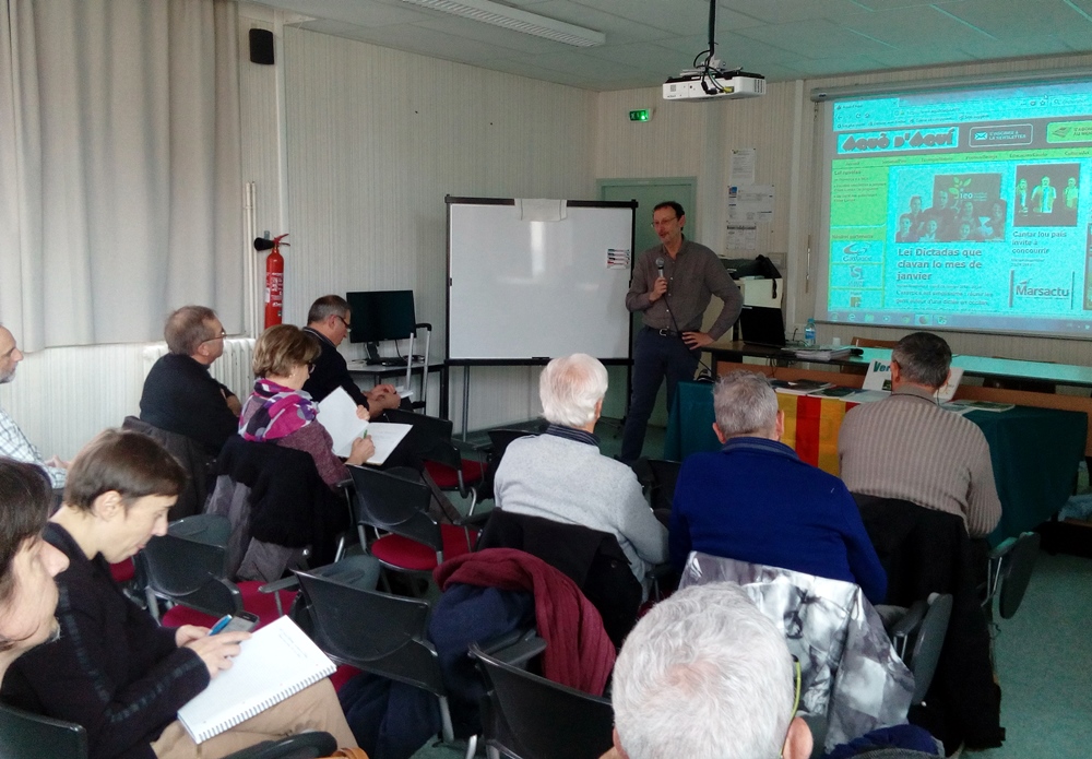 Michel Neumuller : "un journal pour lire en langue d'oc, mais d'abord pour l'apprendre en s'intéressant  l'actualité régionale ou internationale ( photo CC DR)