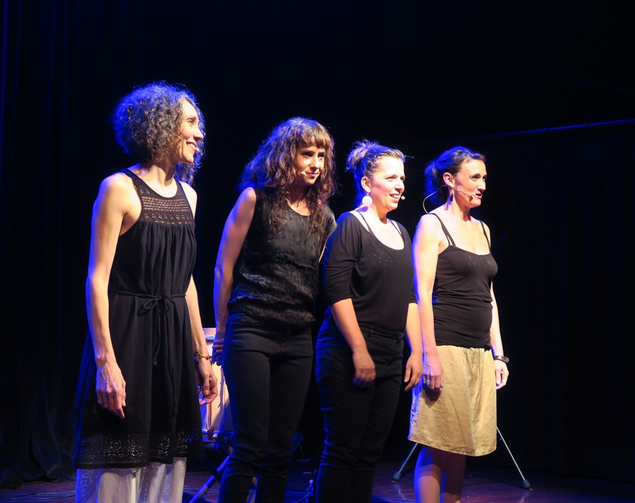 La Mal coiffée, Marie Coumes est tout à droite (photo MN) La Mal coiffée, Marie Coumes est tout à droite (photo MN)