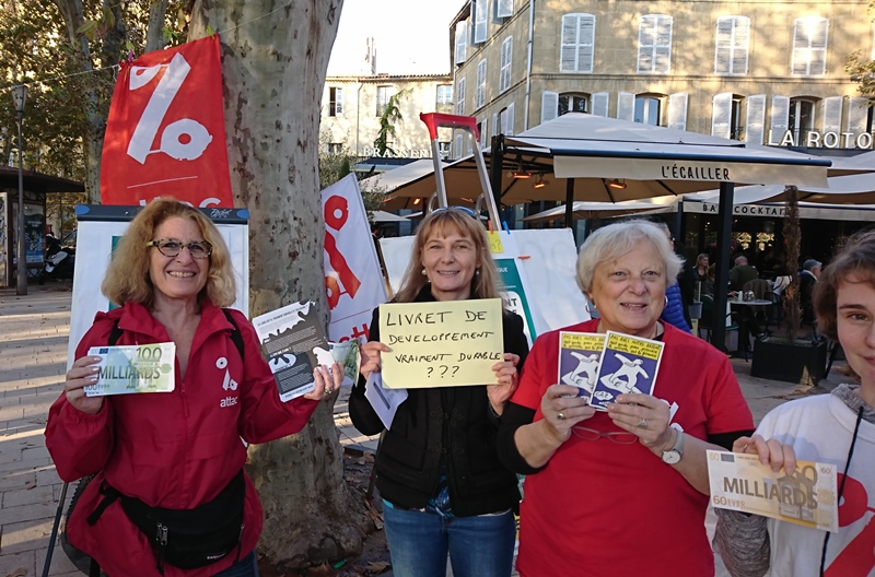 Selon Attac les 106 milliards d'épargne de "développement durable" serviraient à financer l'industrie productrice de gaz à effet de serre (photo MN) Selon Attac les 106 milliards d'épargne de "développement durable" serviraient à financer l'industrie productrice de gaz à effet de serre (photo MN)