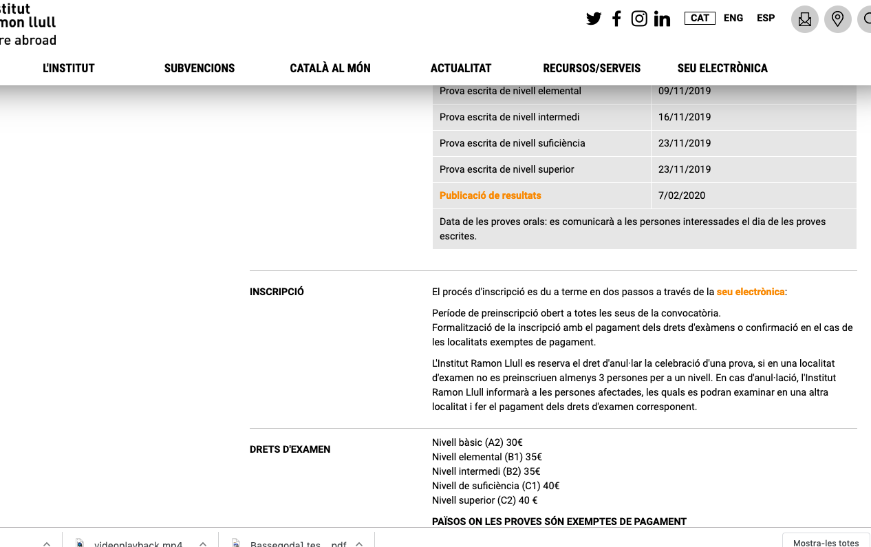 Certifications de catalan à Aix-en-Provence