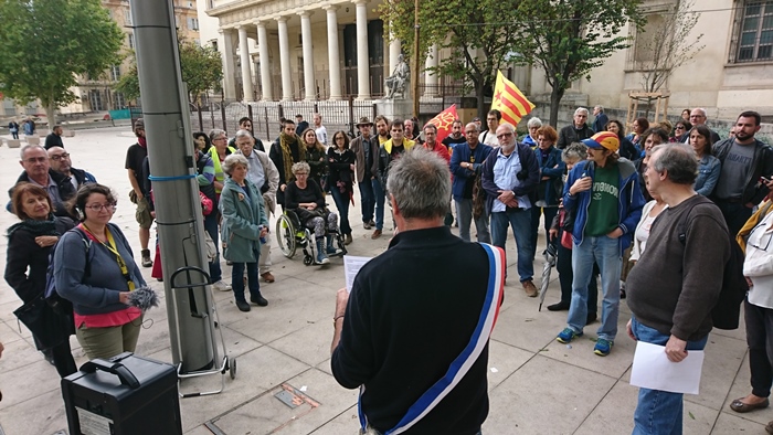 A Aix-en-Provence samedi après-midi (photo MN)