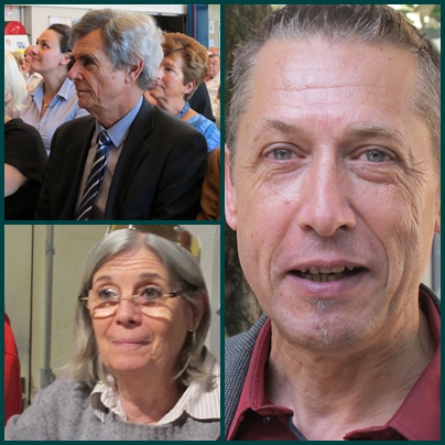 Bernat Giely, Tricio Dupuy et Pèire Brechet ont choisi avec d'autres candidats RP&S Debout Marseille (photo MN)