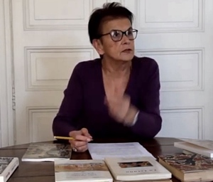 Claire  Toreilles présente l'œuvre de Valère Bernard et Angèlo Dàvi sur la chaîne Youtube du Cep d'Oc