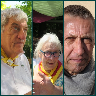 Le linguiste José Delofeu, l'ex présidente de l'IEO  Anne-Marie Poggio et le président de l'Institut d'Estudis Fédéral Pèire Brechet (photo MN) Le linguiste José Delofeu, l'ex présidente de l'IEO  Anne-Marie Poggio et le président de l'Institut d'Estudis Fédéral Pèire Brechet (photo MN)