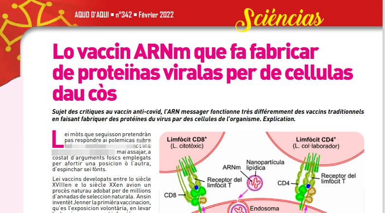 Entre autres sujets de société, une chronique scientifique consacrée à ces vaccins ARN qui font polémique.