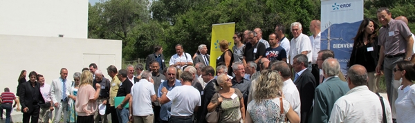 A l'heure des "smartgrids" (les territoires dits 'intelligents") de nombreux élus s'étaient rendus à St-Rémy pour s'informer des enjeux liés au compteur de nouvelle génération (photo MN)