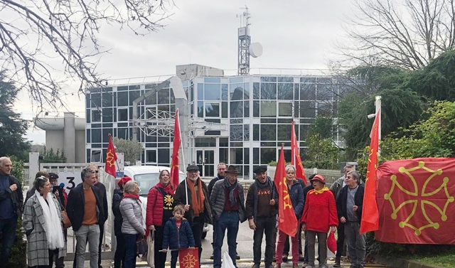 Le rassemblement de Montpellier (photo Baptiste Vasseur DR)