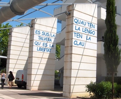 Au lycée de l'Arc, la langue d'oc n'est ni inaudible, ni invisible (photo XDR)