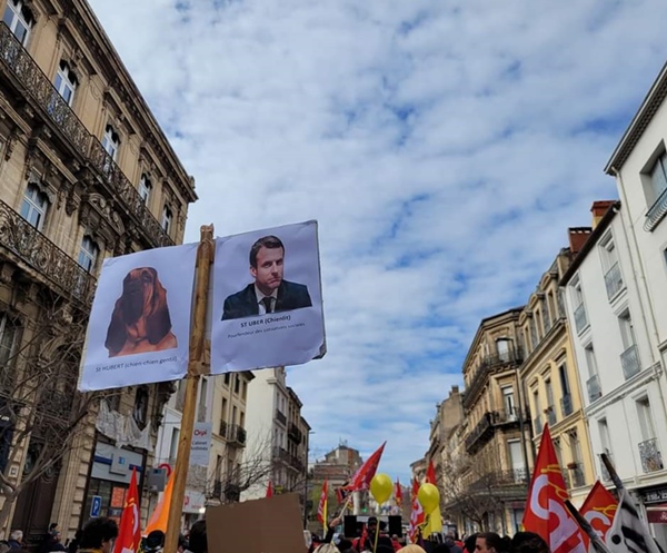A Béziers un mouvement suivi (Photo Mélanie Làupies DR)