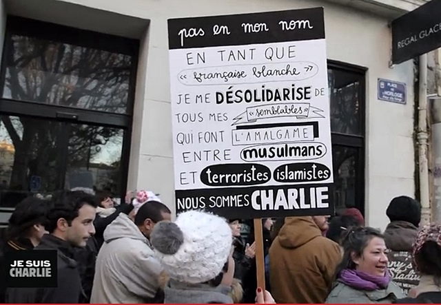 C'est dit ! (In "Je suis Charlie en Avignon" d'Emmanuel Brugvin DR)