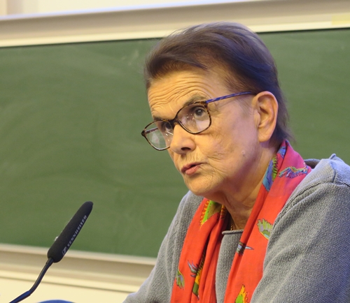 Claire Toreilles : "si sa poésie est traduite par les éds. Jorn, ses romans le sont très peu en français" (photo MN) Claire Toreilles : "si sa poésie est traduite par les éds. Jorn, ses romans le sont très peu en français" (photo MN)