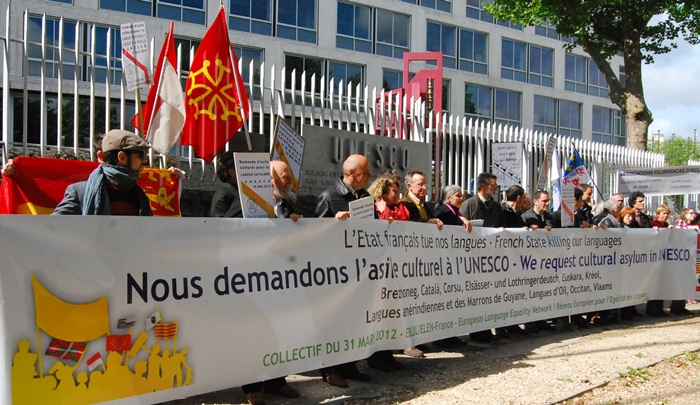 15 mai 2013, l'occitan trouve asile à l'Unesco...Mai 2015 l'Atlas de l'Unesco ne trouve pas l'occitan (photo XDR)