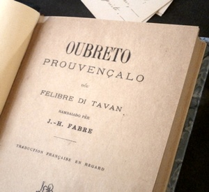 Un regard sur l'oeuvre poétique en provençal (photo AC)