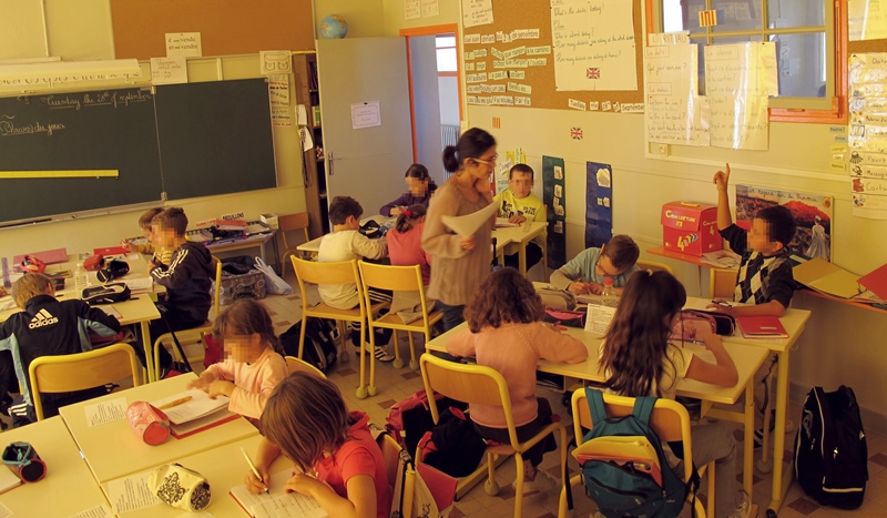 Le dispositif "passerelle pour la sixième" permet aux professeurs d'occitan d'intervenir aussi en primaire (photo MN)