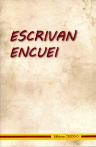 Letras vivas am’Escrivan Encuei que publica lo Creddo