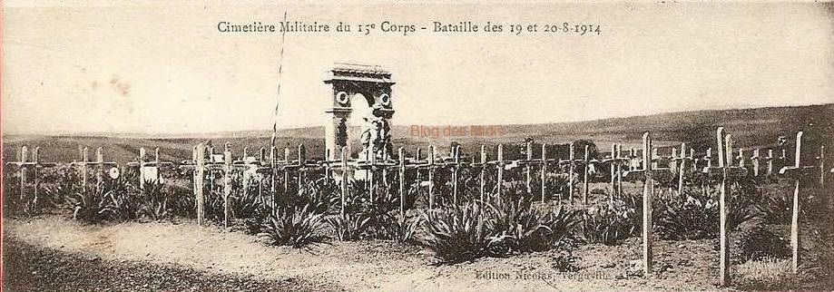 S'il faut donner un nom au parking de Cogolin, pour les quatre historiens il est préférable de se souvenir des soldats provençaux du XVè corps, massacrés puis diffamés en 1914 (photo XDR)