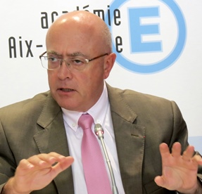 Le recteur d'Aix-Marseille, Bernard Beignier, est aussi désormais recteur de Région, les contrats Région-Académies passent désormais par lui, y compris pour Nice (photo MN)