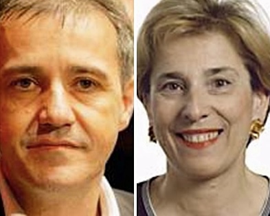 Jean(Guy Talamoni, président de l'Assemblée de Corse, et Marie-Noëlle Lienemann, sénatrice de Paris (photo XDR)