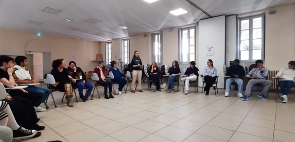 L'Universitat Occitana dels Joves avait pour but l'écoute et l'échange avec les lycéens des cours d'occitan de la Région Occitanie Midi Pyrénées (photo PL DR)