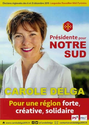 Forte, créative, solidaire...et excluante ? Carole Delga a troqué son Sud pour l'Occitanie d'un tiers des Occitans. Dans les autres Suds, on rumine amèrement (photo XDR)