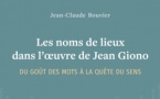 Le livre de la semaine : Les noms de lieux dans l'œuvre de Giono