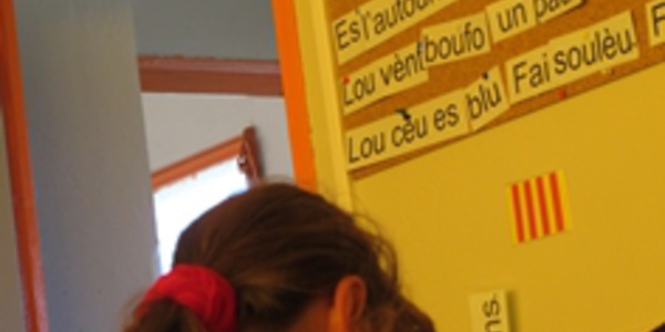 Ecole Publique de Maillane (13) en voie de bilinguisation en 2010 ( photo MN)